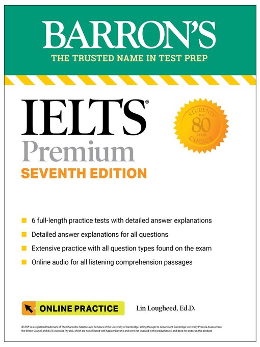 Title details for IELTS Premium by Lin Lougheed - Wait list